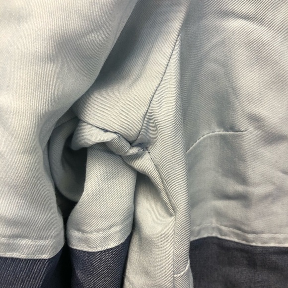 5/$20 Eci colorblock button down tie front top‎ - Picture 7 of 7